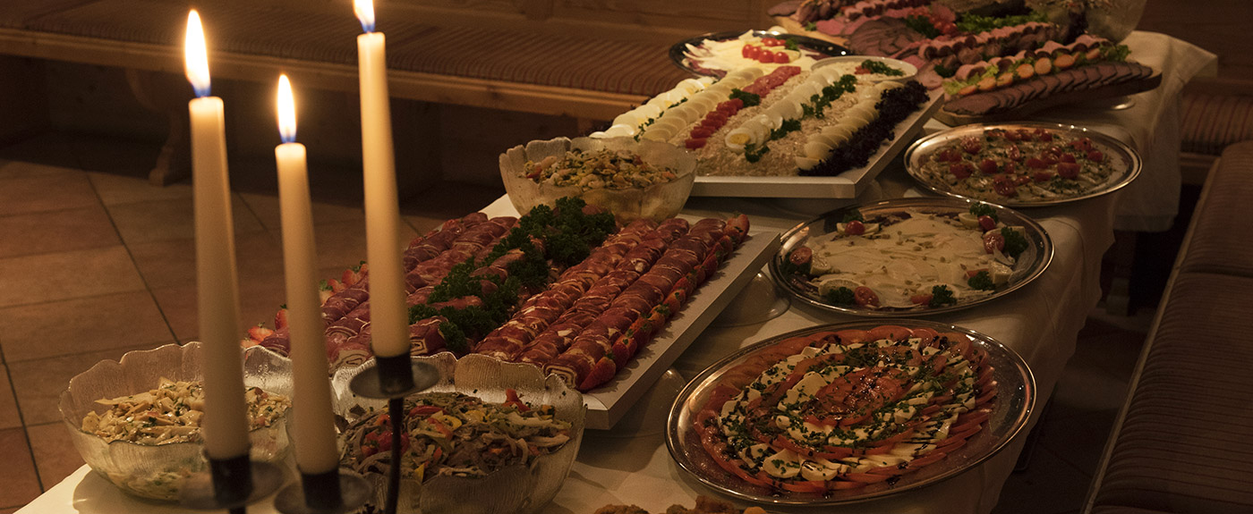 Buffet della colazione all'Hotel Arnstein